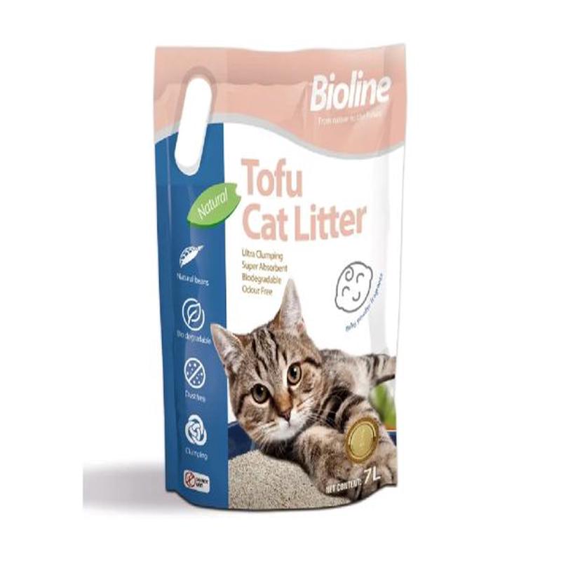 Bioline Tofu Cat Litter Baby Powder Fragrance 7L