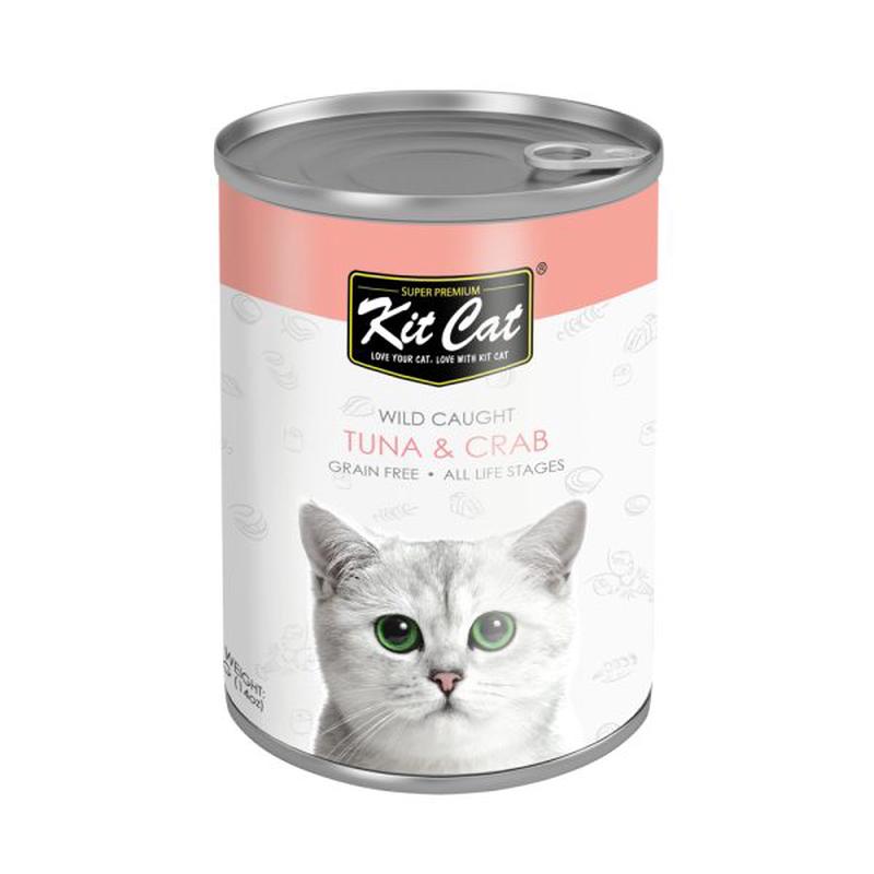 Kit Cat Wild Caught Tuna with Crab Canned Cat Food