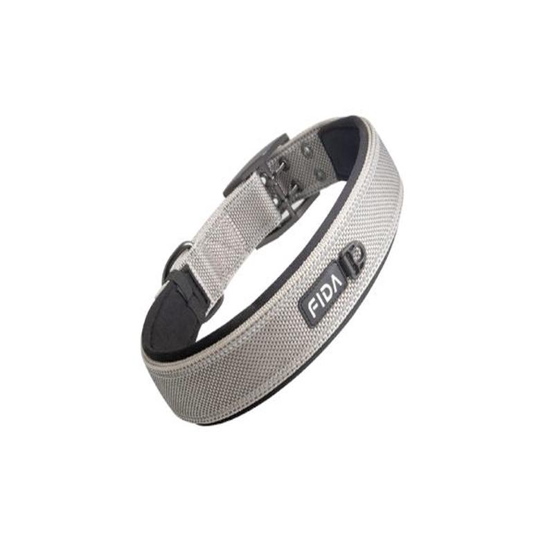 Fida Heavy Duty Dog Collar Grey (Small)