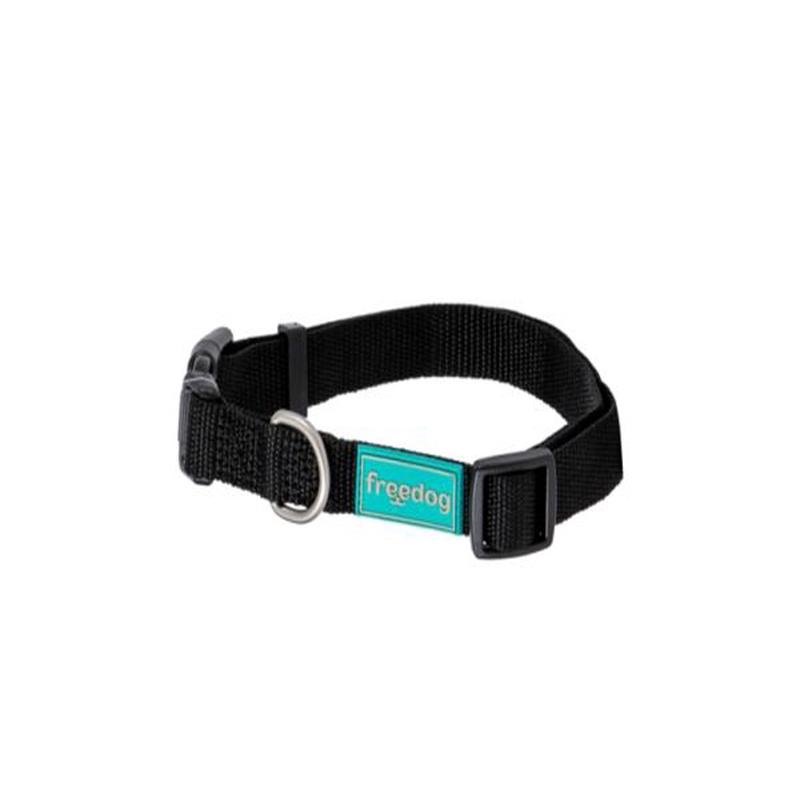 Freedog Nylon Basic Collar Black 15mm