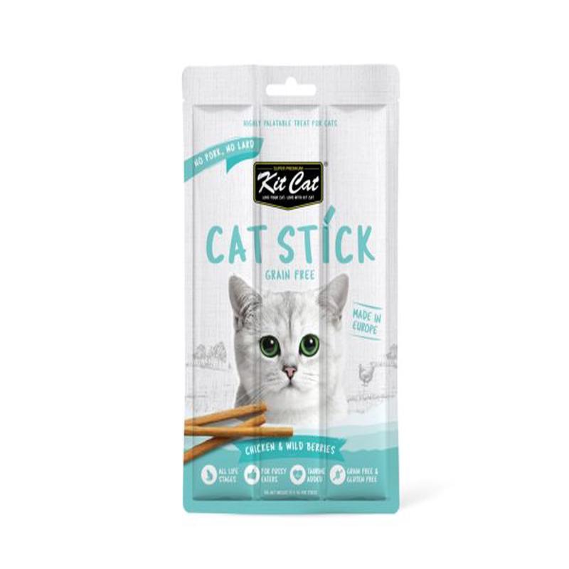 Kit Cat Grain Free Cat Stick Chicken & Wild Berries
