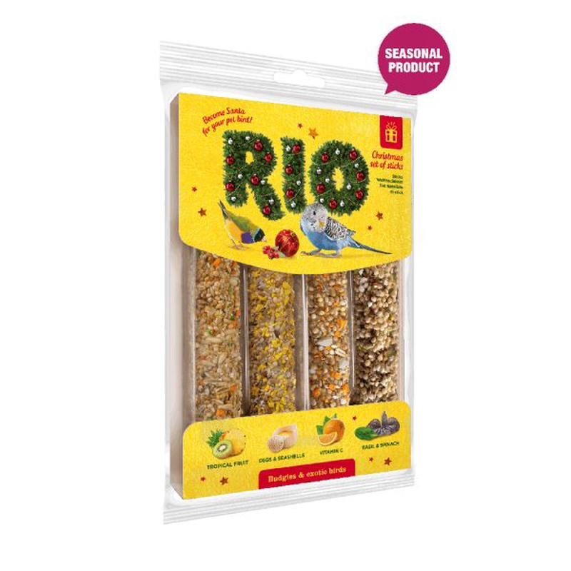 RIO Christmas Set of Sticks for Budgies and Exotic Birds