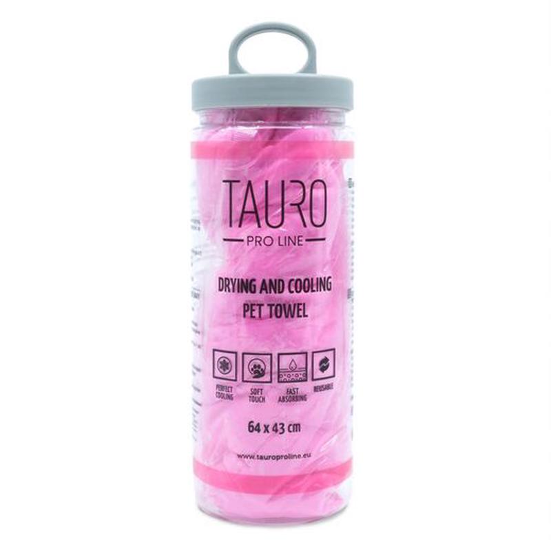 Tauro Pro Line Drying Cooling Towel Pink