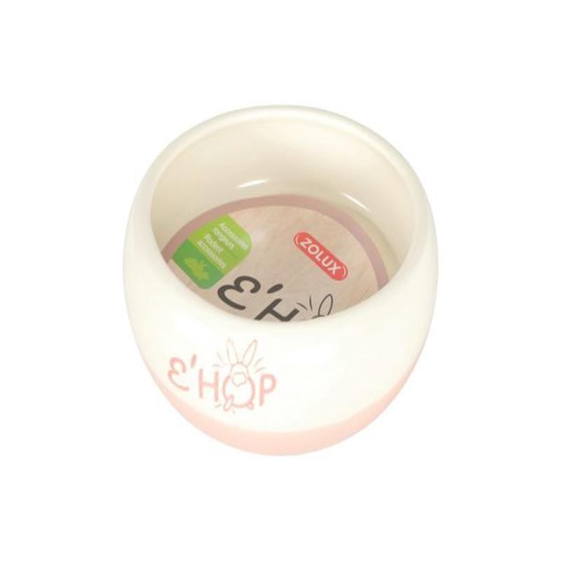 Zolux Ehop Ceramic Bowl Pink 300ml