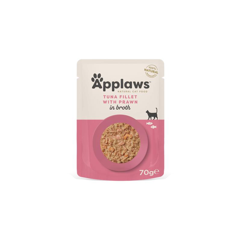 Applaws Adult Tuna Fillet with Prawn 12 x 70 g