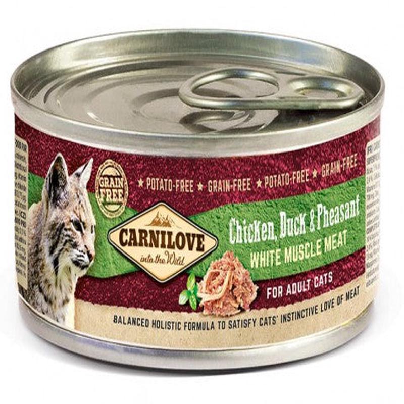 Carnilove Chicken, Duck & Pheasant for Adult Cats 12 x 100 g