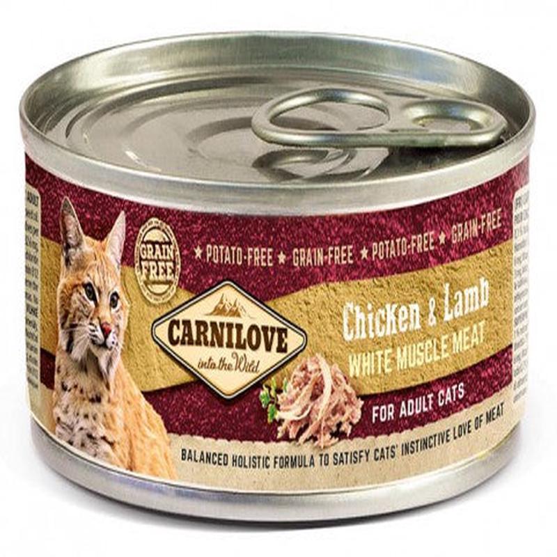 Carnilove Chicken & Lamb for Adult Cats 12 x 100 g