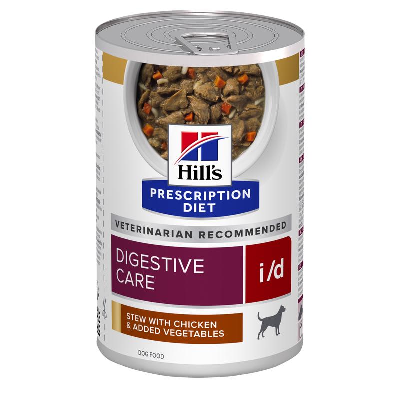 Hill's PRESCRIPTION DIET i/d Stew dog food with chicken & added vegetables 12 x 354 g