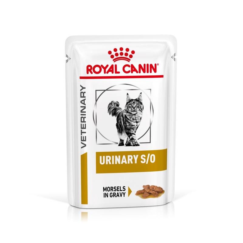 Royal Canin Veterinary Diets Urinary S/O Morcels in Gravy Pouch wet cat food 12 x 85g
