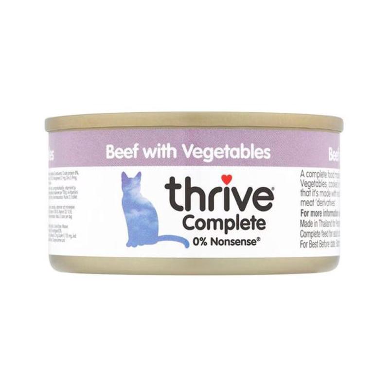 Thrive Beef with Vegetables Complete Wet Cat Food