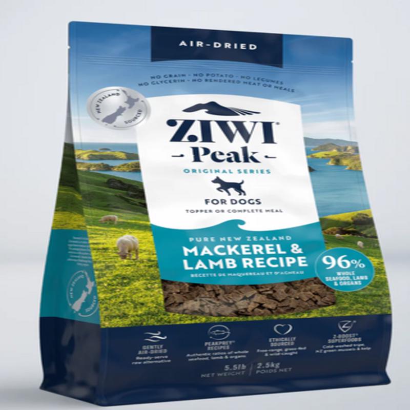 ZiwiPeak Air-Dried Mackerel & Lamb 2.5 kg for Dogs