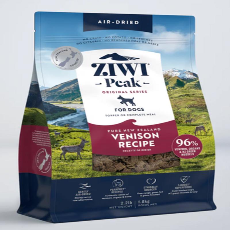 ZiwiPeak Air-Dried Venison 1 kg for Dogs