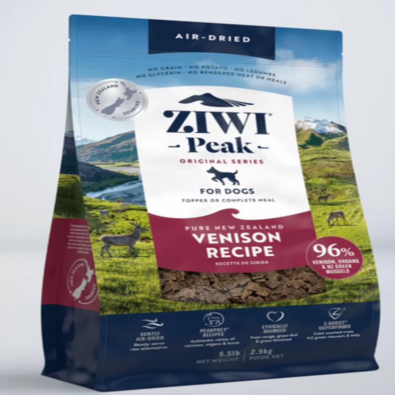 ZiwiPeak Air-Dried Venison 2.5 kg for Dogs