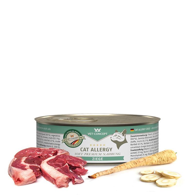 Vet Concept Cat Menu Allergy Ziege Goat 100 g