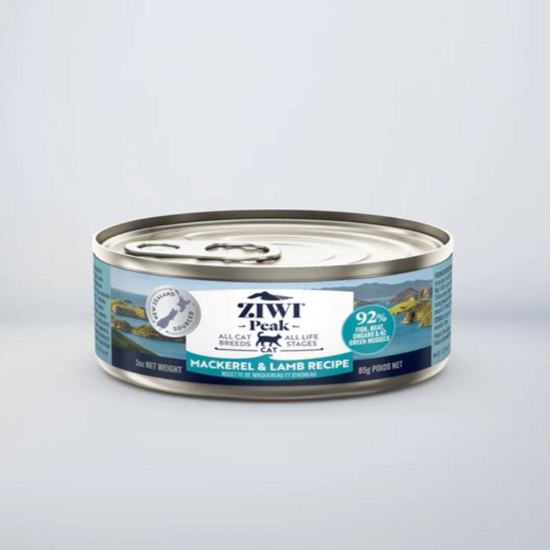 ZiwiPeak Mackerel and Lamb for cats 24 x 85 g