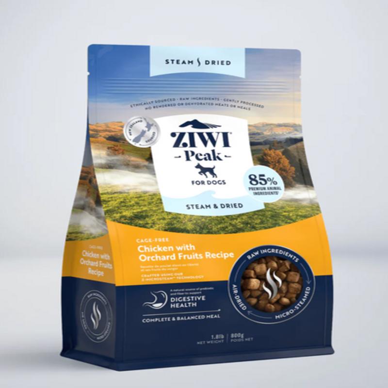 ZiwiPeak Steam & Dried Chicken for Dogs 800 g