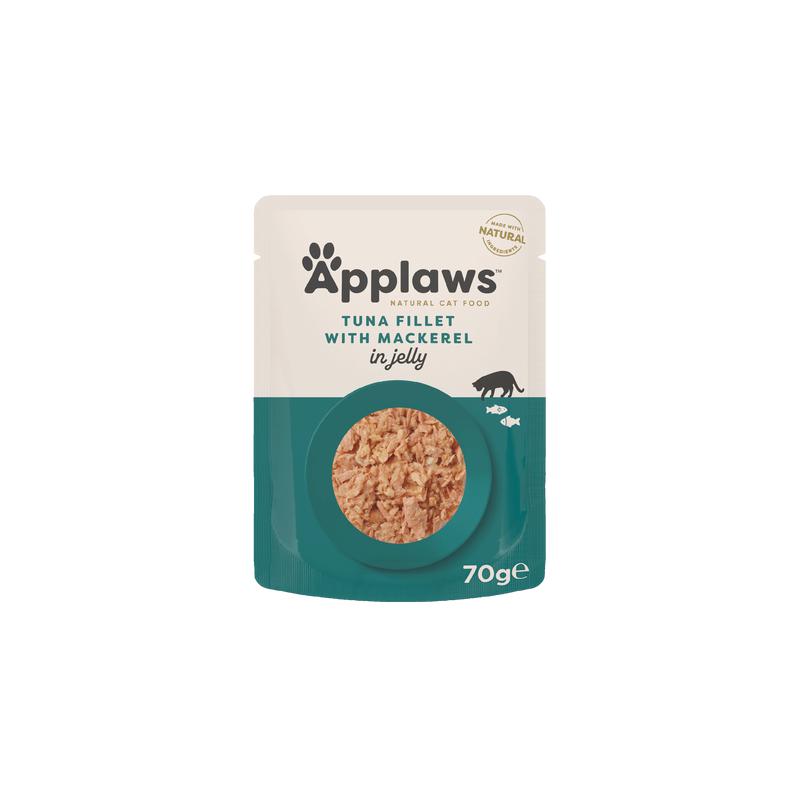 Applaws Adult Tuna Fillet with Mackerel in Jelly 70 g