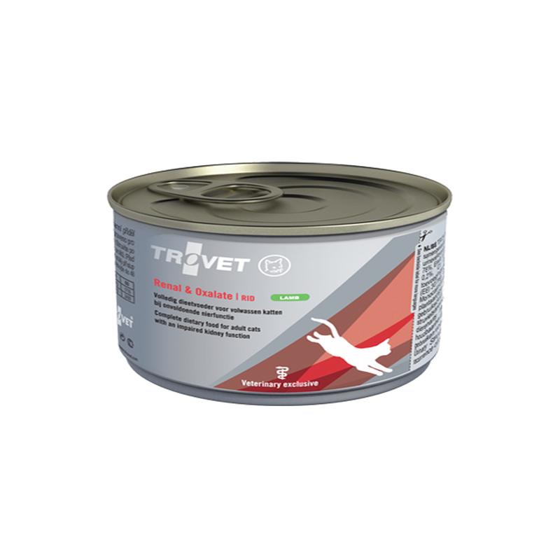 Trovet RID Renal & Oxalate lamb for cats canned 200 g TASTING PACK