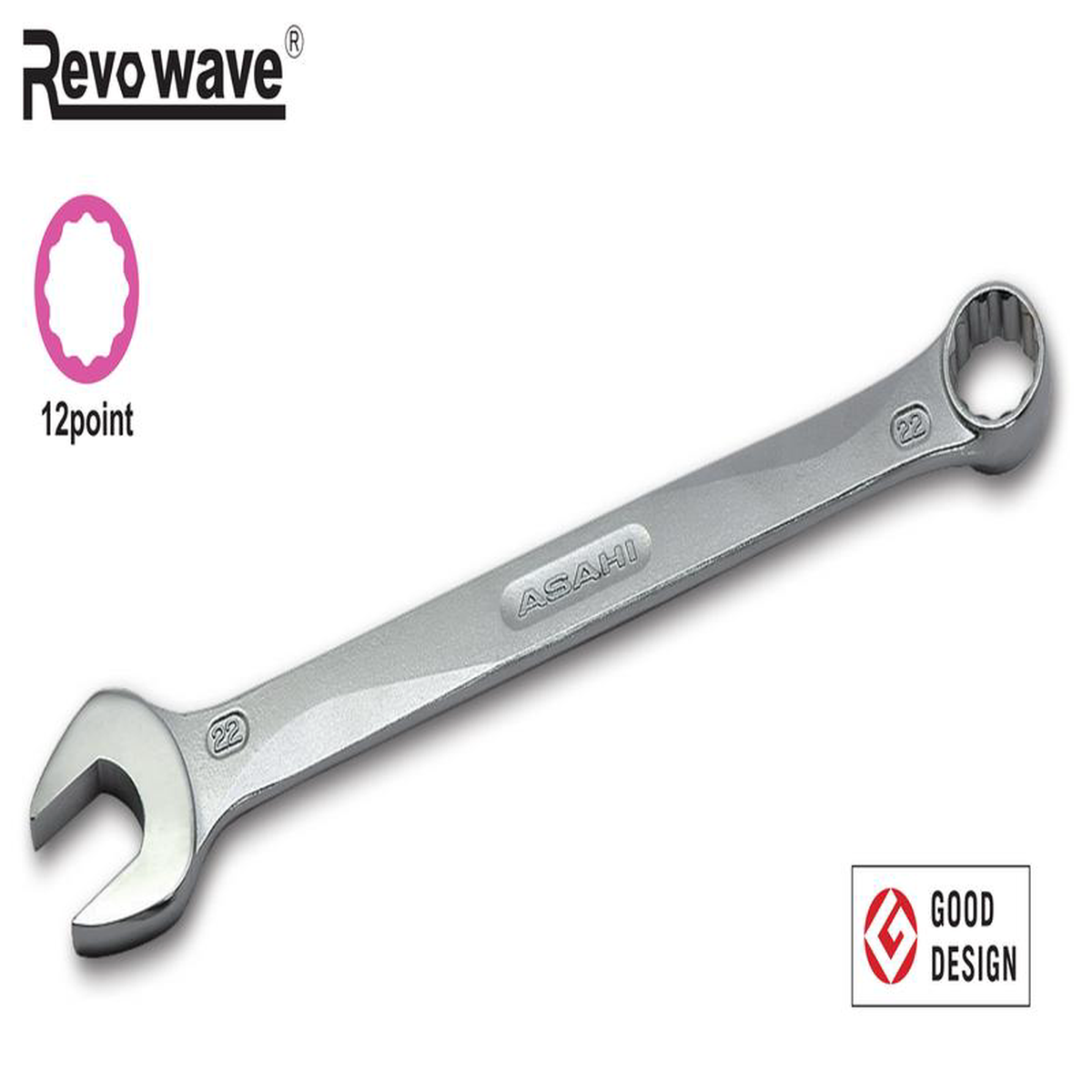 ASAHI REVOWAVE 12 Point Combination Wrench Metric 16 8211 CL0016