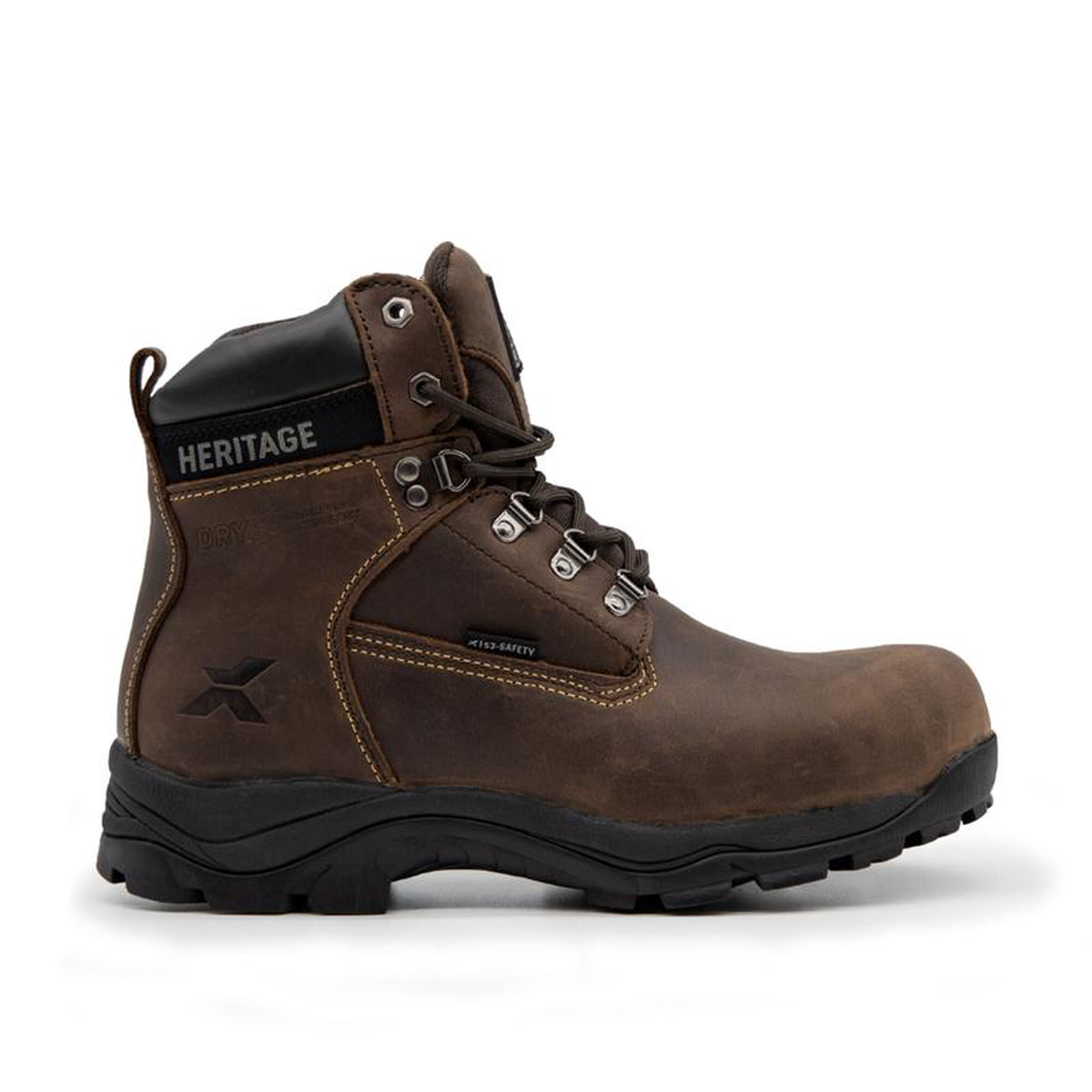 Xpert Heritage Legend S3 Safety Boot Waterproof 038 Lightweight Protection Brown
