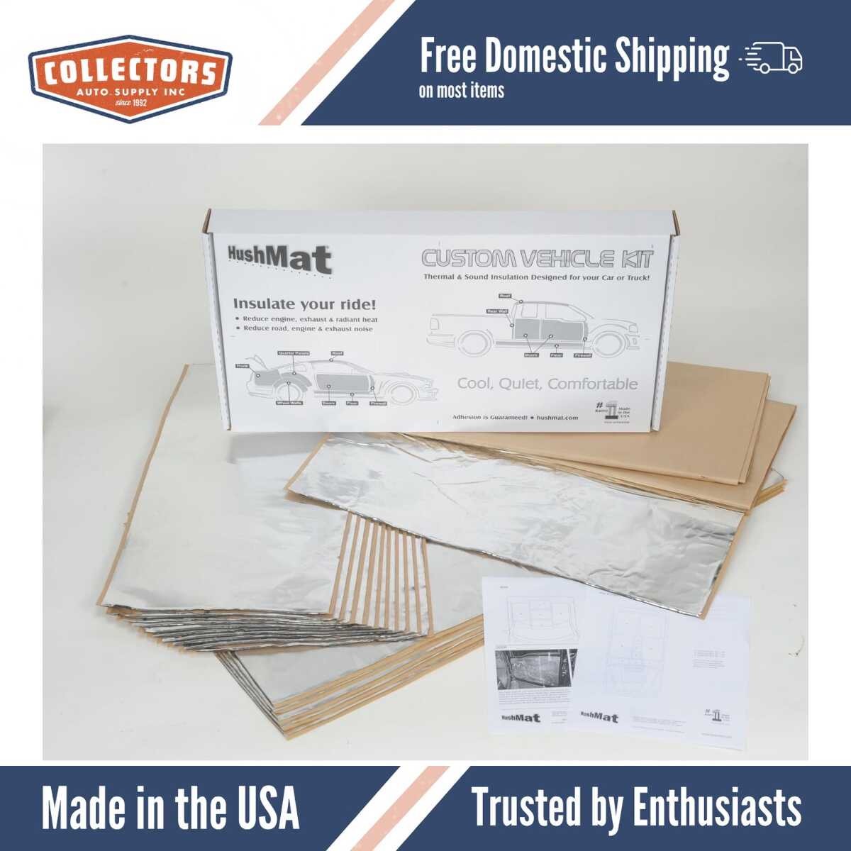 Sound Deadener Vehicle Insulation Kit for 2015-2020 Chevrolet 61640