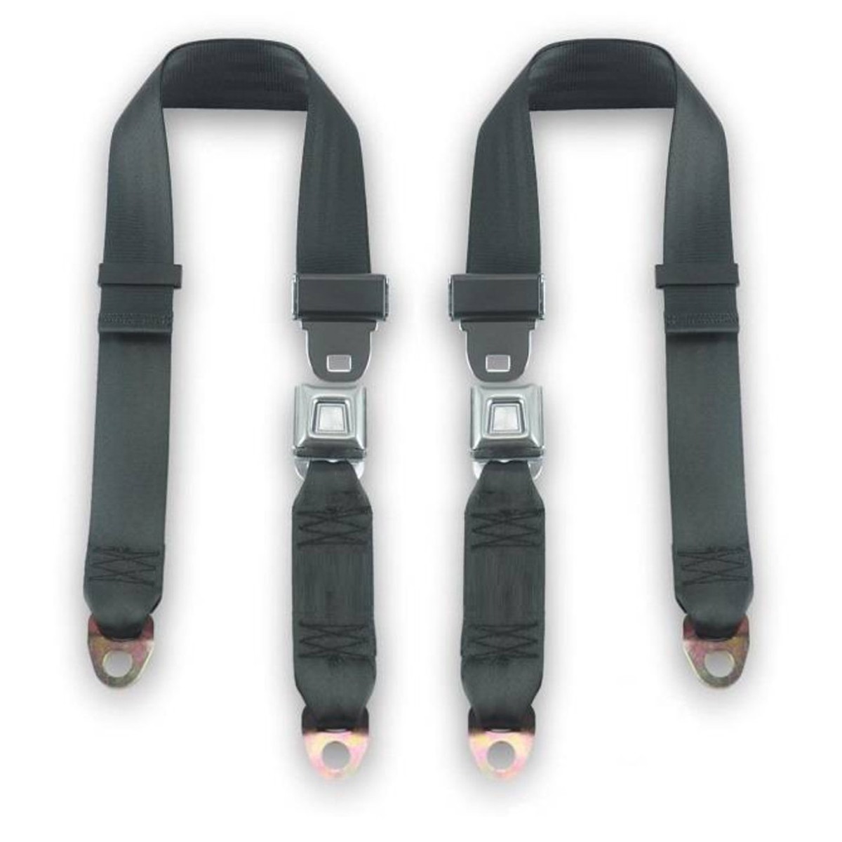 Seat Belt for Ford Mustang Rear Driver Passenger Lap Belts Pair