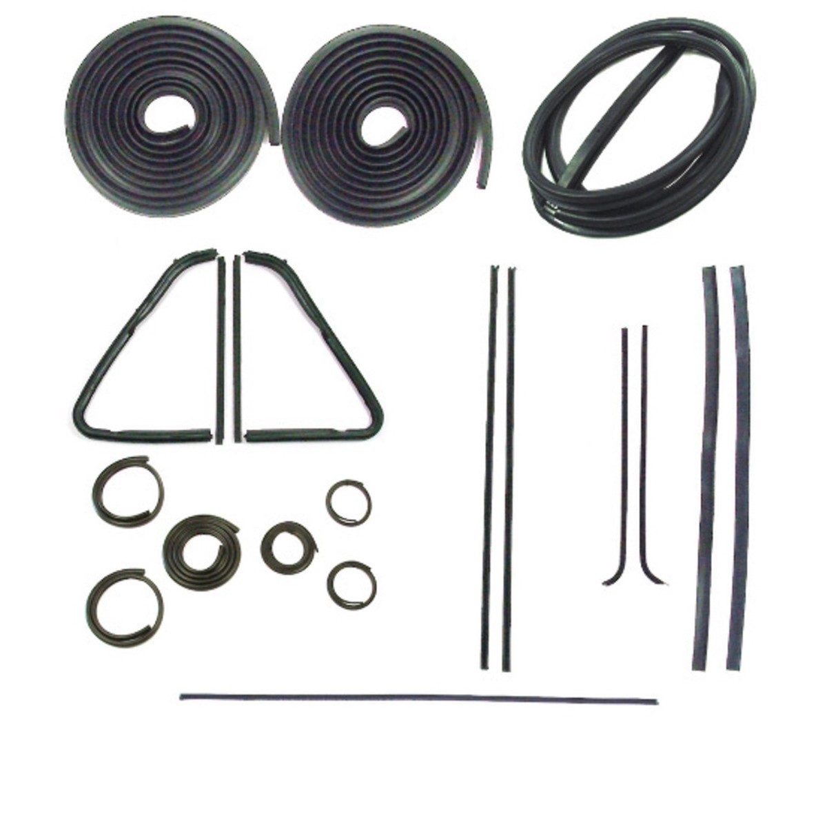 Door n Window Weatherstrip Sweeps Channel Kit for Chevrolet GMC 1967-1972