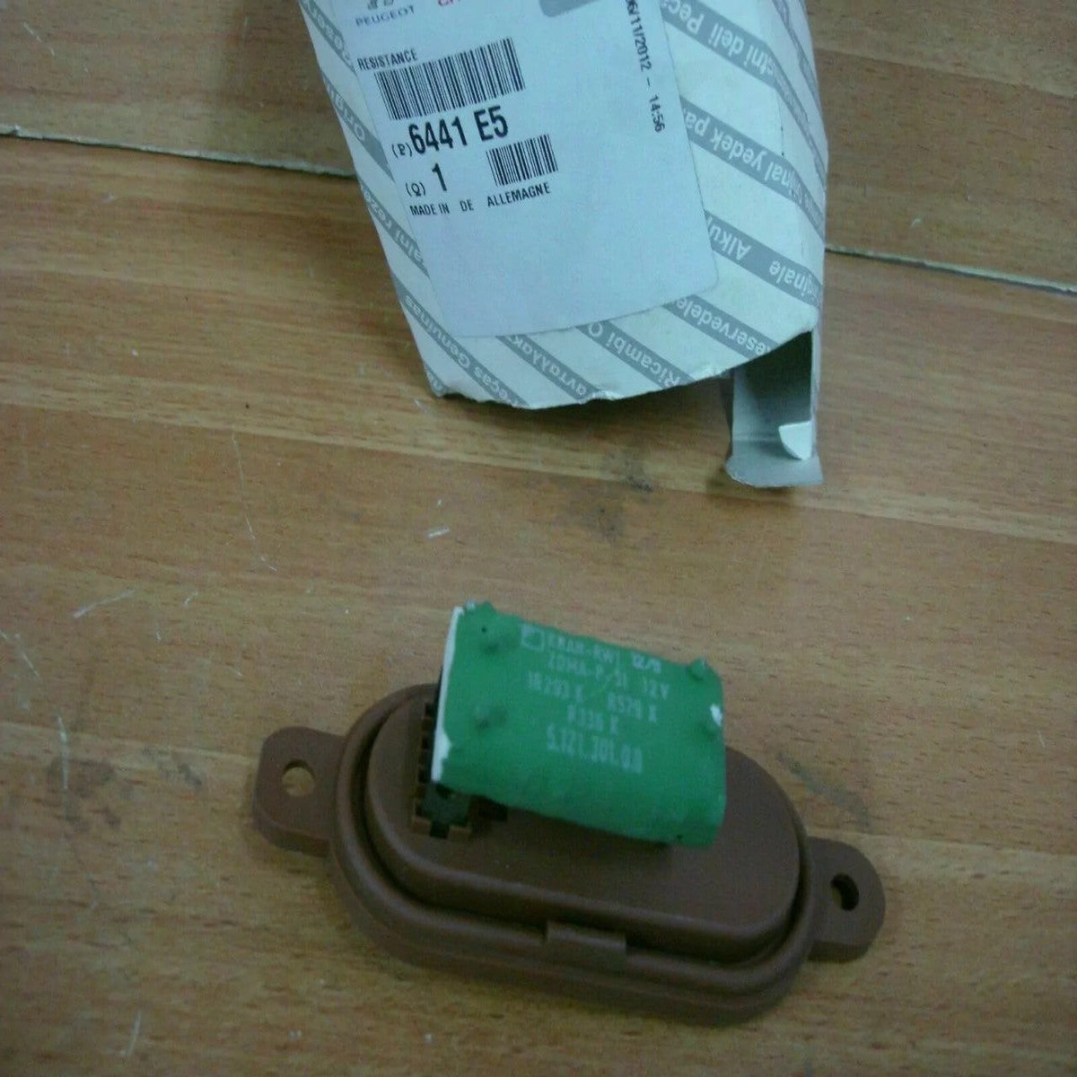 Heater Blower Resistor fits Peugeot Boxer Citroen Relay Jumper 6441E5 Genuine
