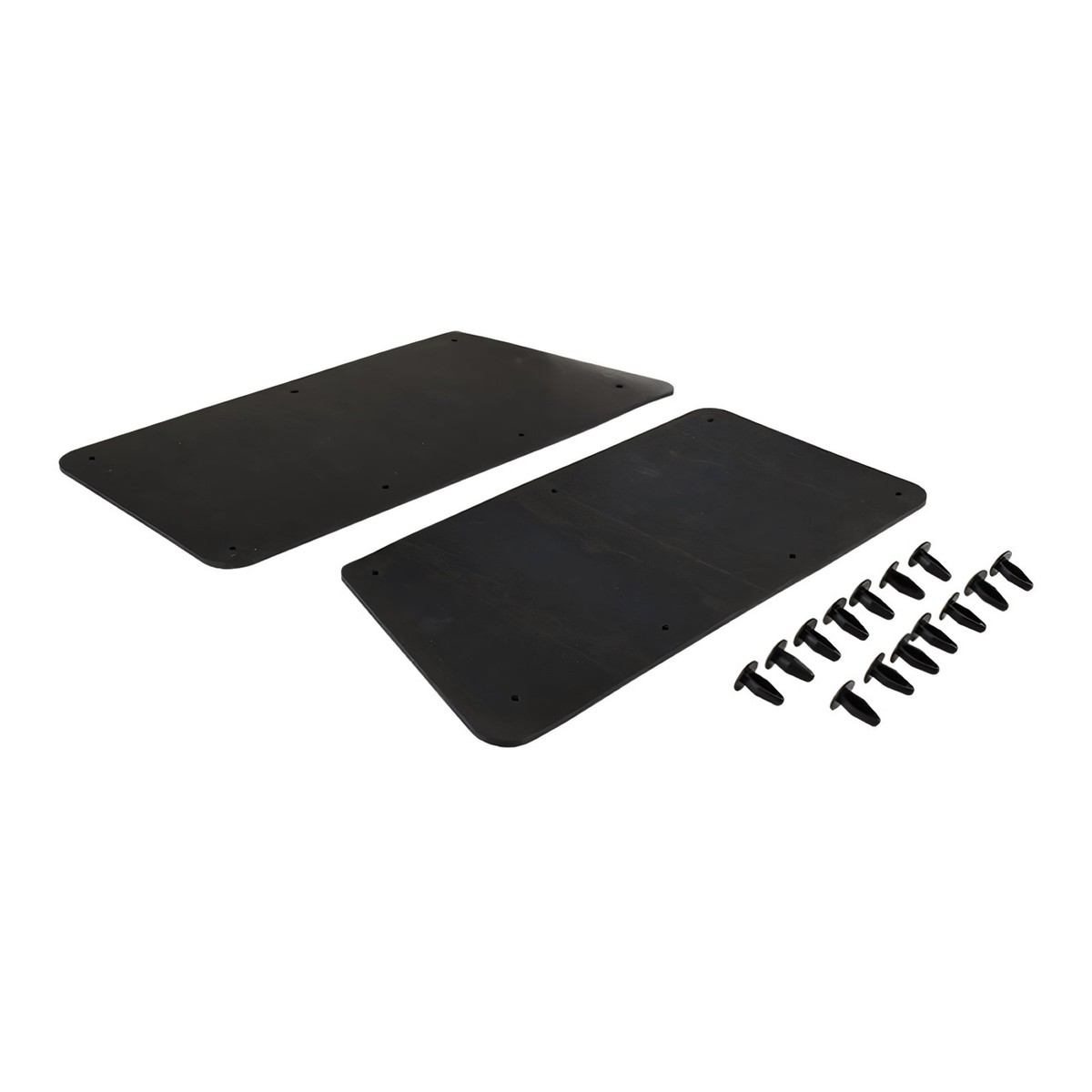 Pair of Radiator Support to Grille Heat Shield D8TZ-8C122-PR