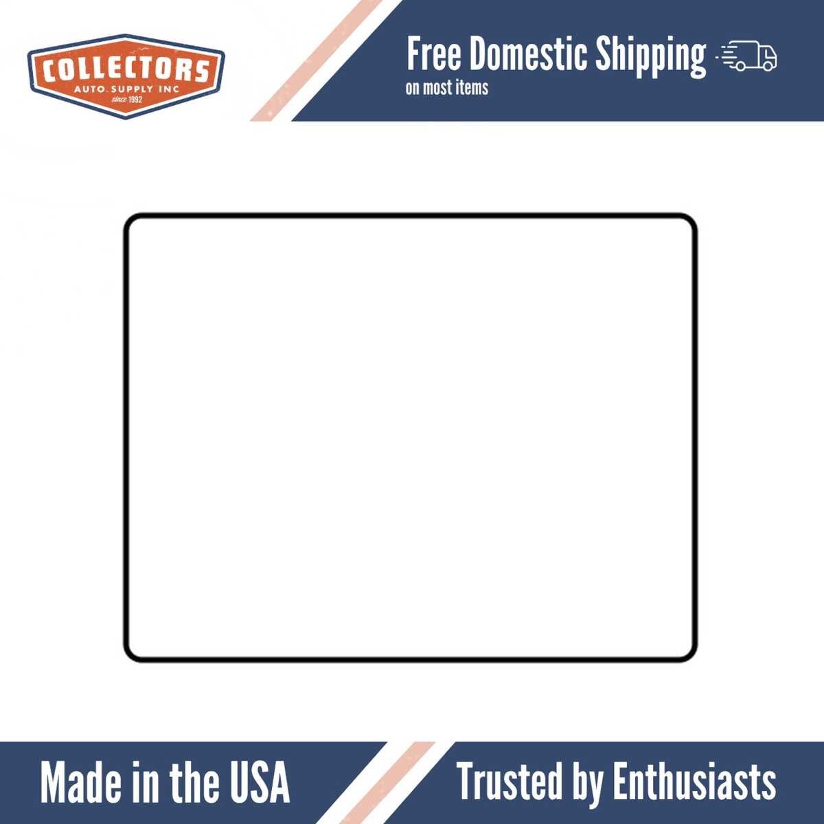 Trunk Rubber Floor Mat Cover for 1932 Ford Cabriolet