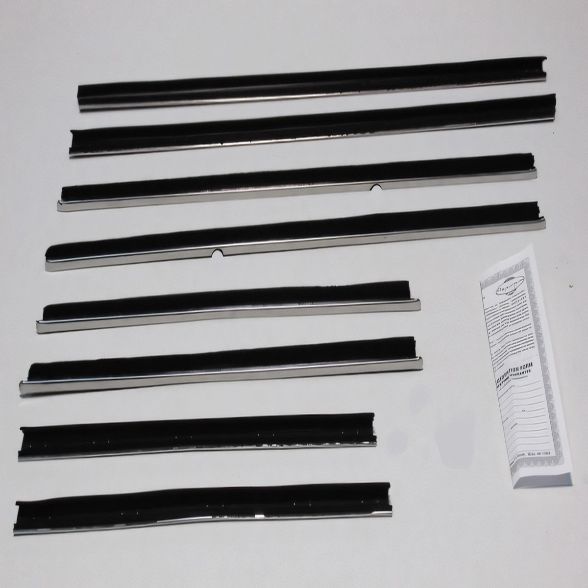 Window Sweeps Felt Kit Weatherstrip for 1969-1970 Plymouth B-Body Convertible