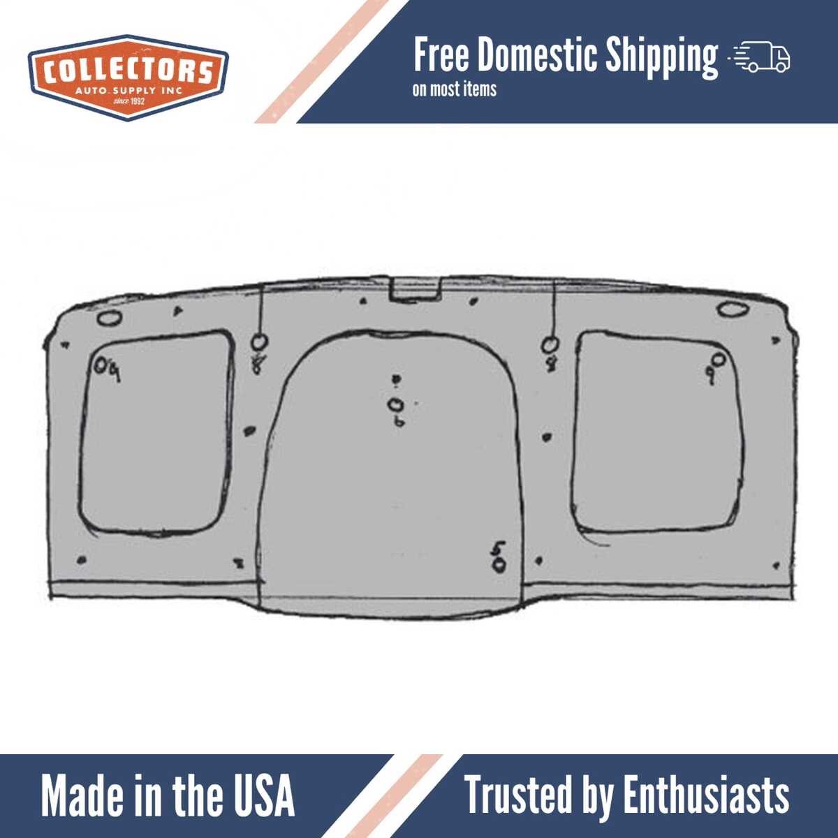 Firewall Insulation for 1933 Nash Model 1090