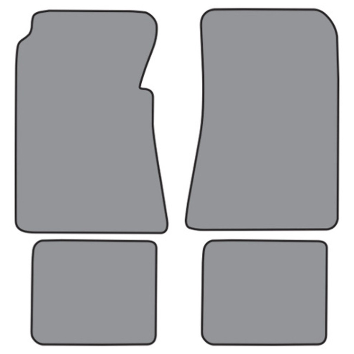 Floor Mats for 1955-1956 Ford Victoria Loop 4Pc