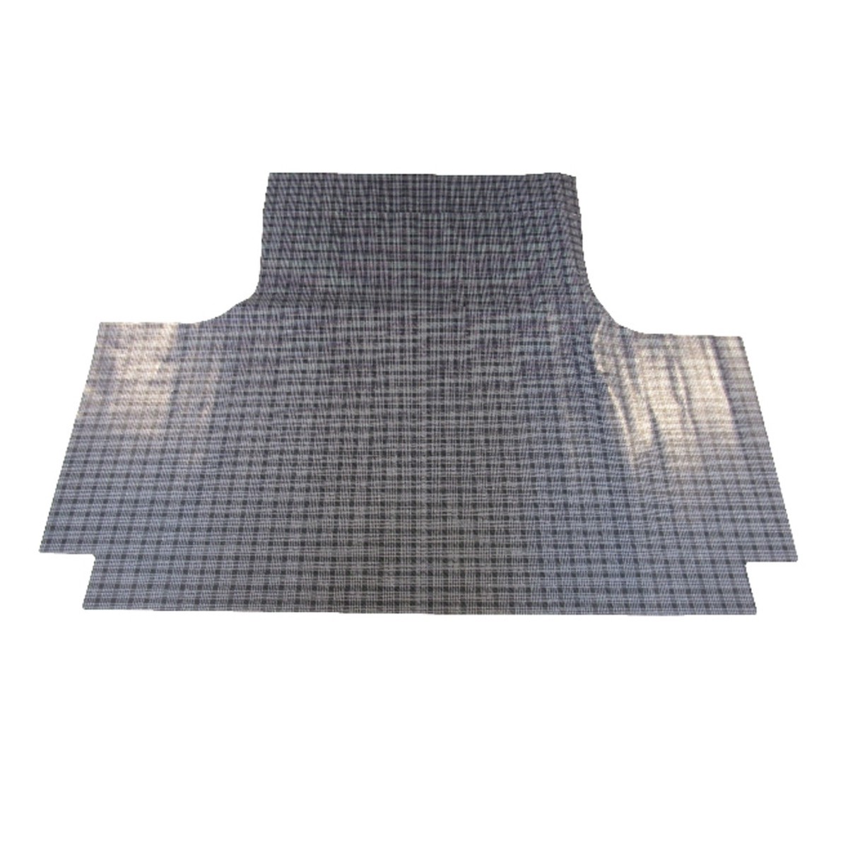 Trunk Floor Mat Cover for 1967 Plymouth Fury III 2-Door Hardtop Vinyl Gray Herringbone