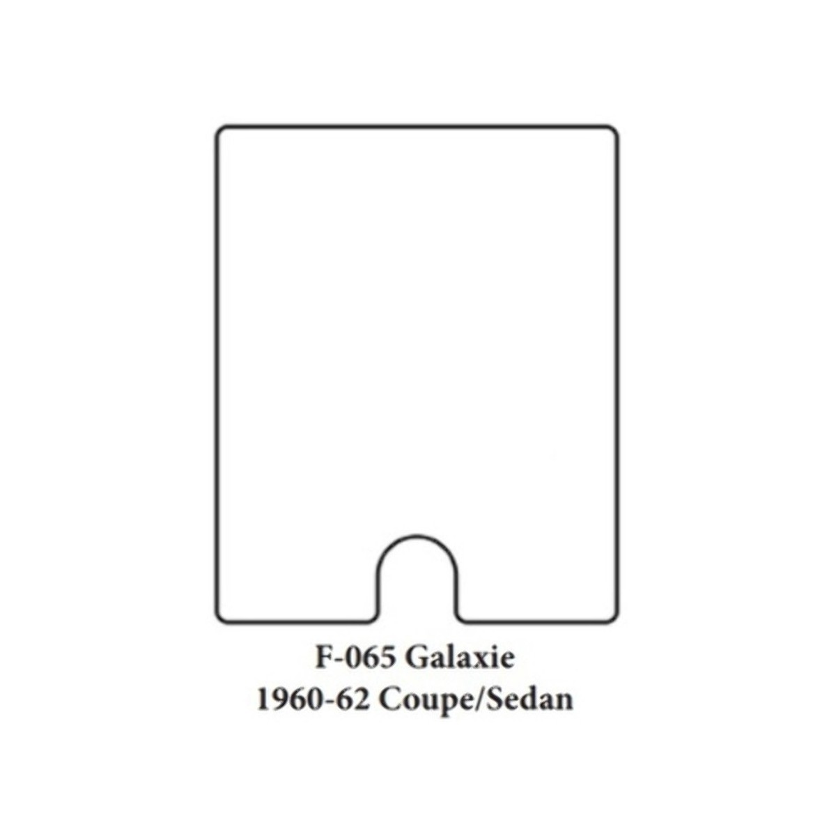 Trunk Rubber Floor Mat Cover for 1960-1962 Ford
