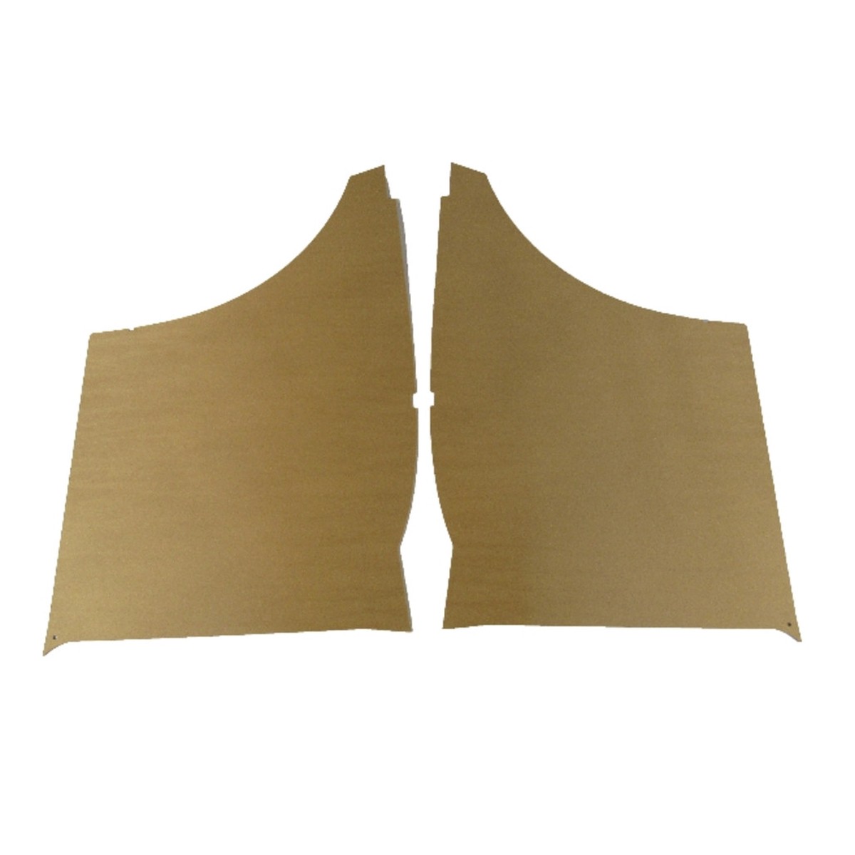 Rear Interior Side Panel Backer Board Wood 2pc for 58 Bel AirBiscayneDelra
