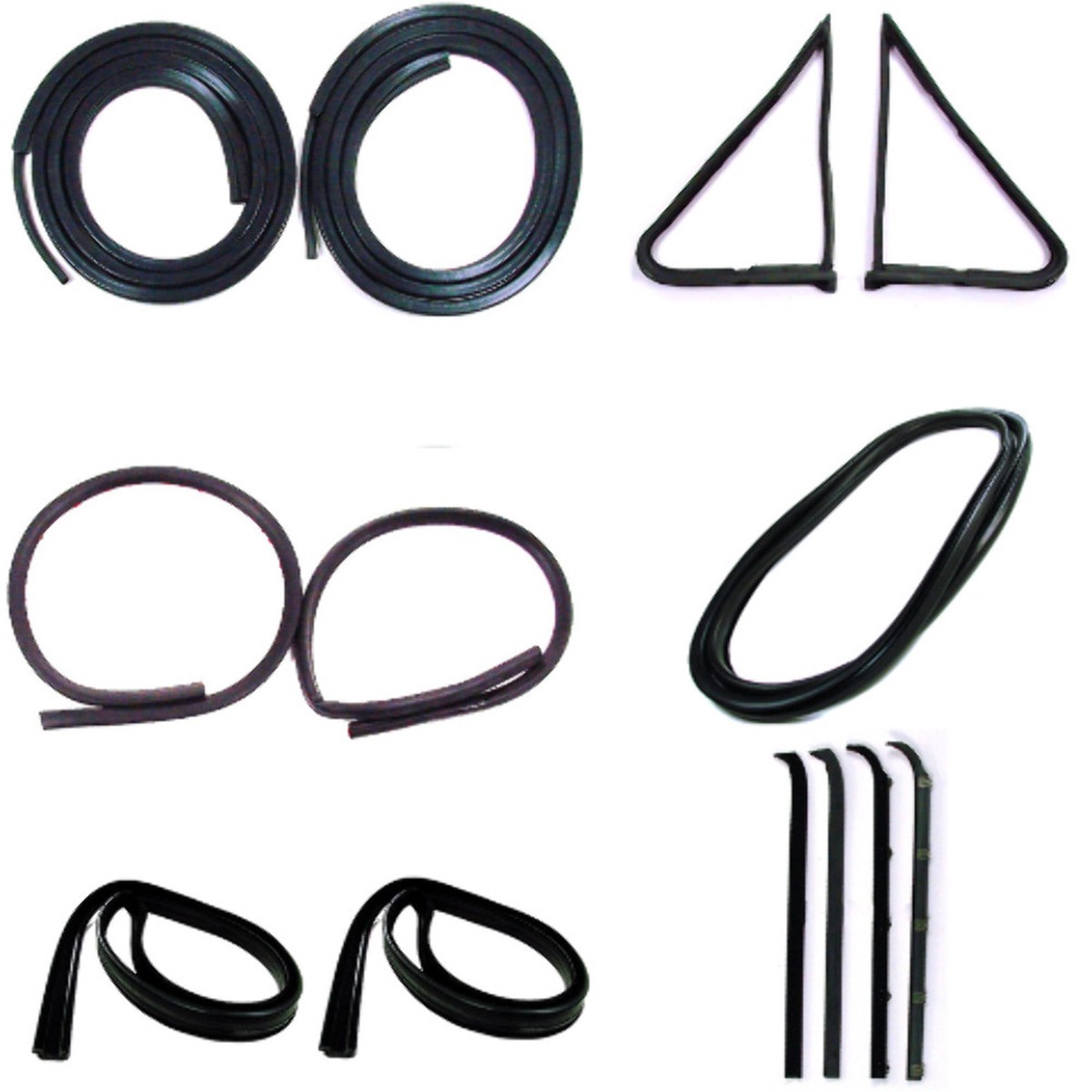 Door Seal Window Sweeps Channel Kit for 1980-1986 Ford Truck CWK 2110 80