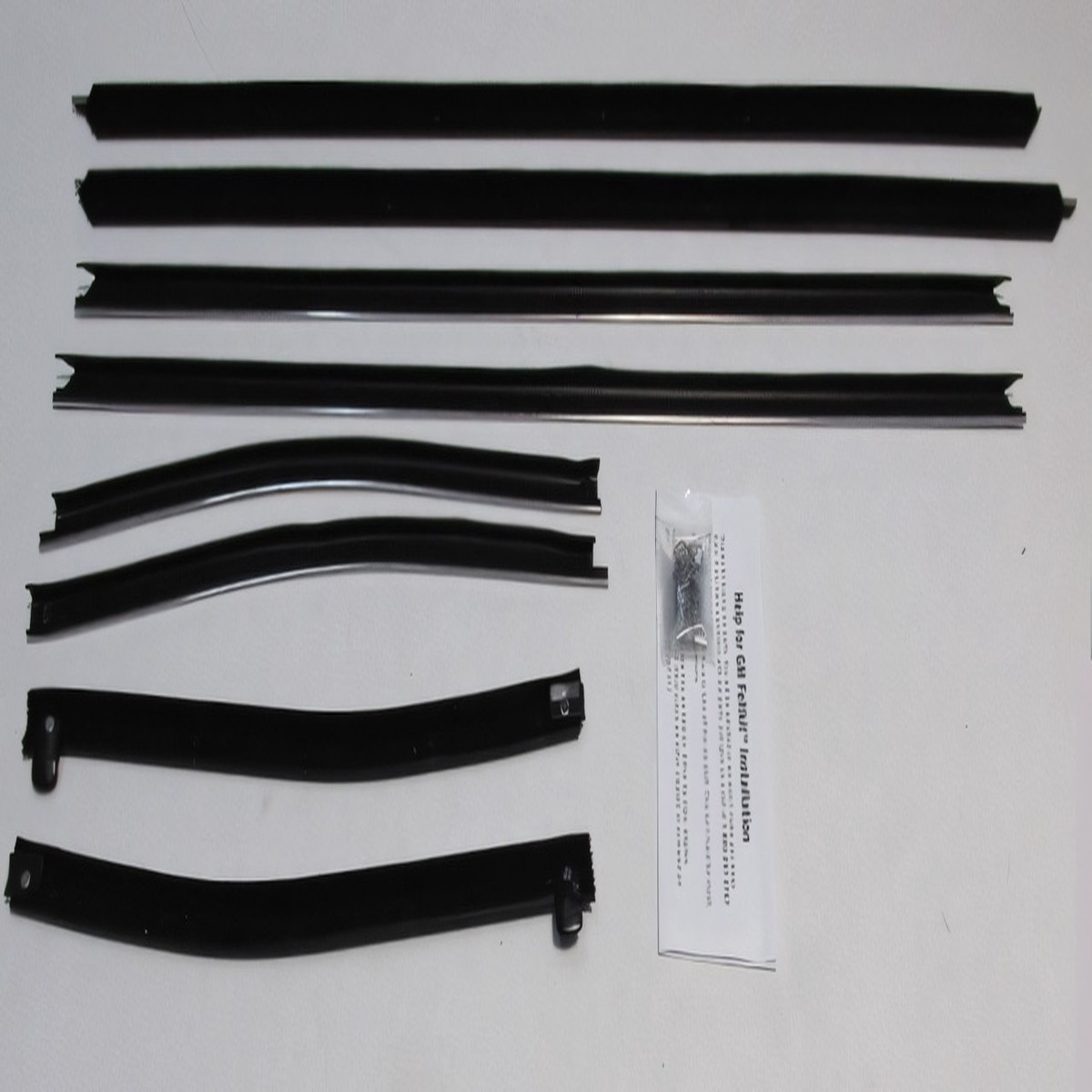 Window Sweeps Felt Kit for Buick Skylark 1969 2Dr Convertible Authentic 8pcs