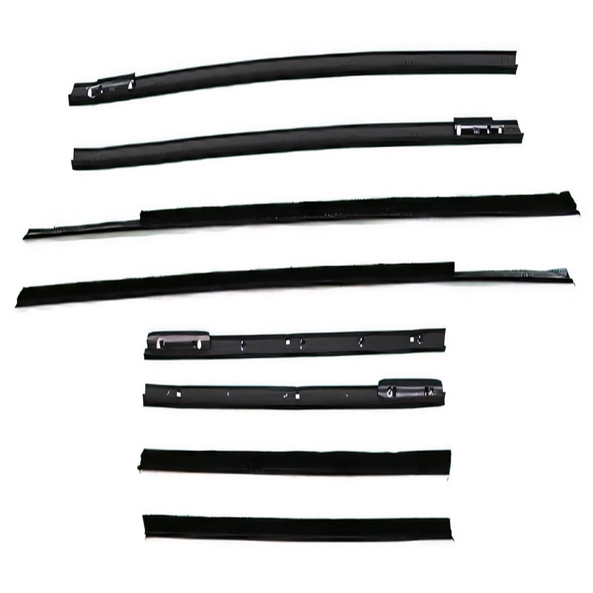 Window Sweeps Felt Kit Weatherstrip for 1963-1964 Cadillac DeVille Hardtop