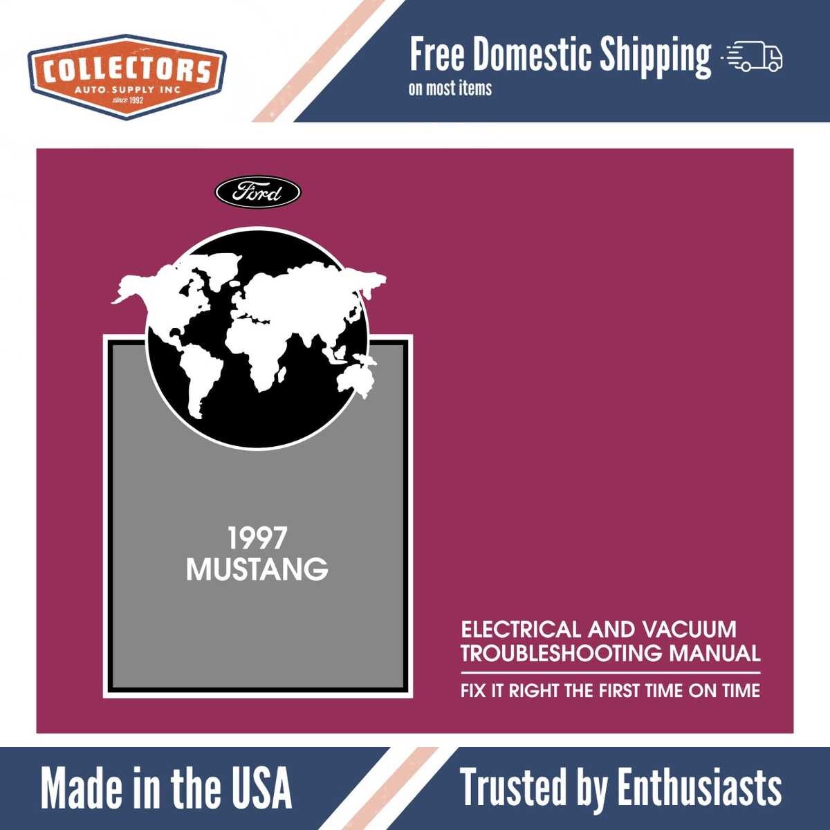 1997 Ford Mustang Electrical Vacuum Troubleshooting Manual