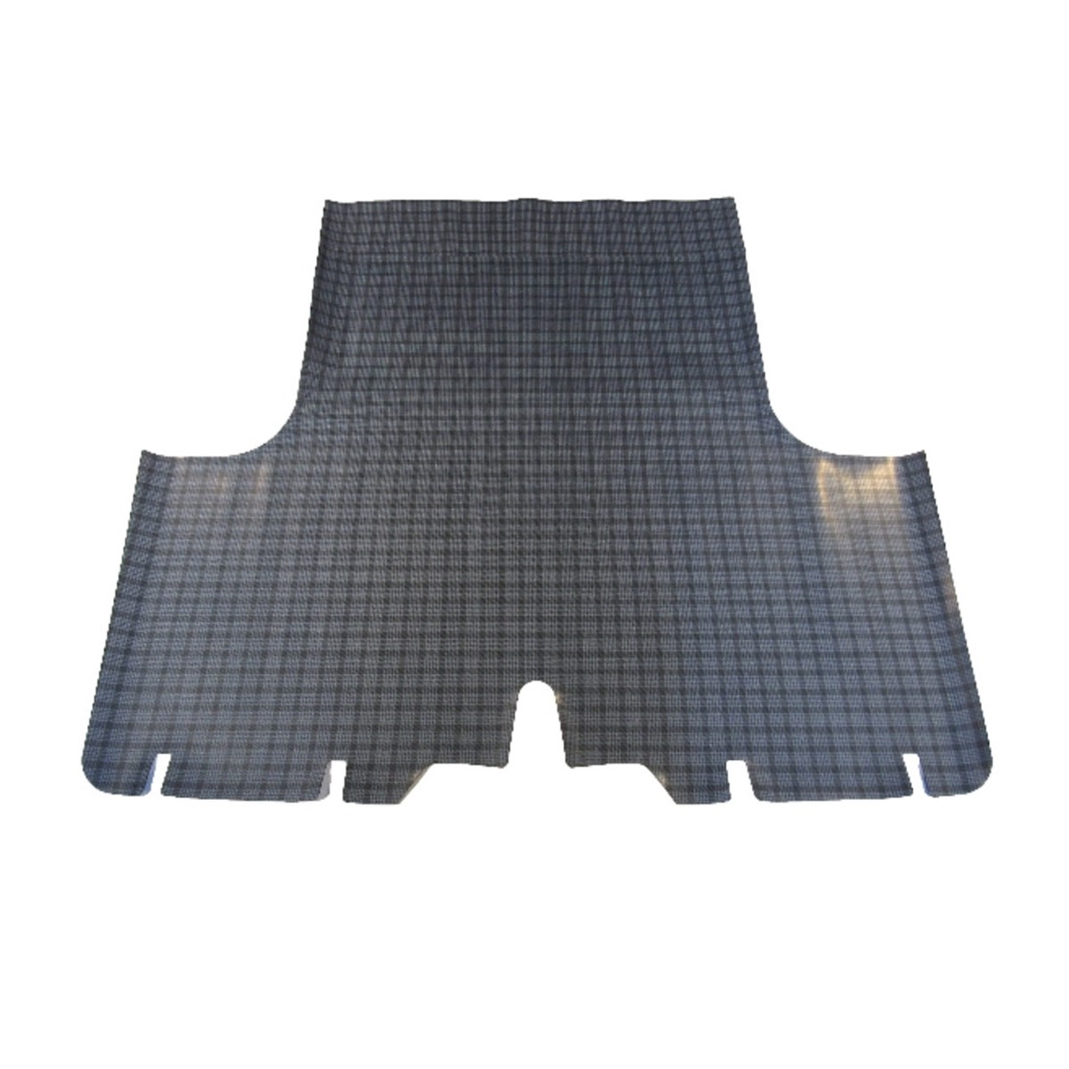 Trunk Floor Mat Cover for 1963 Plymouth Fury Sport Fury 2-Door Convertible Rubber Gray Herringbone