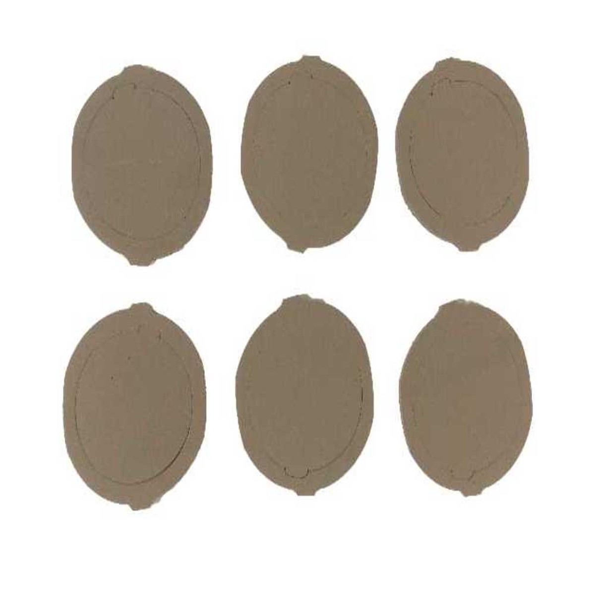 Tail Light Gasket for 1959 Edsel Corsair Ranger Villager Unpainted Rear 6 pieces