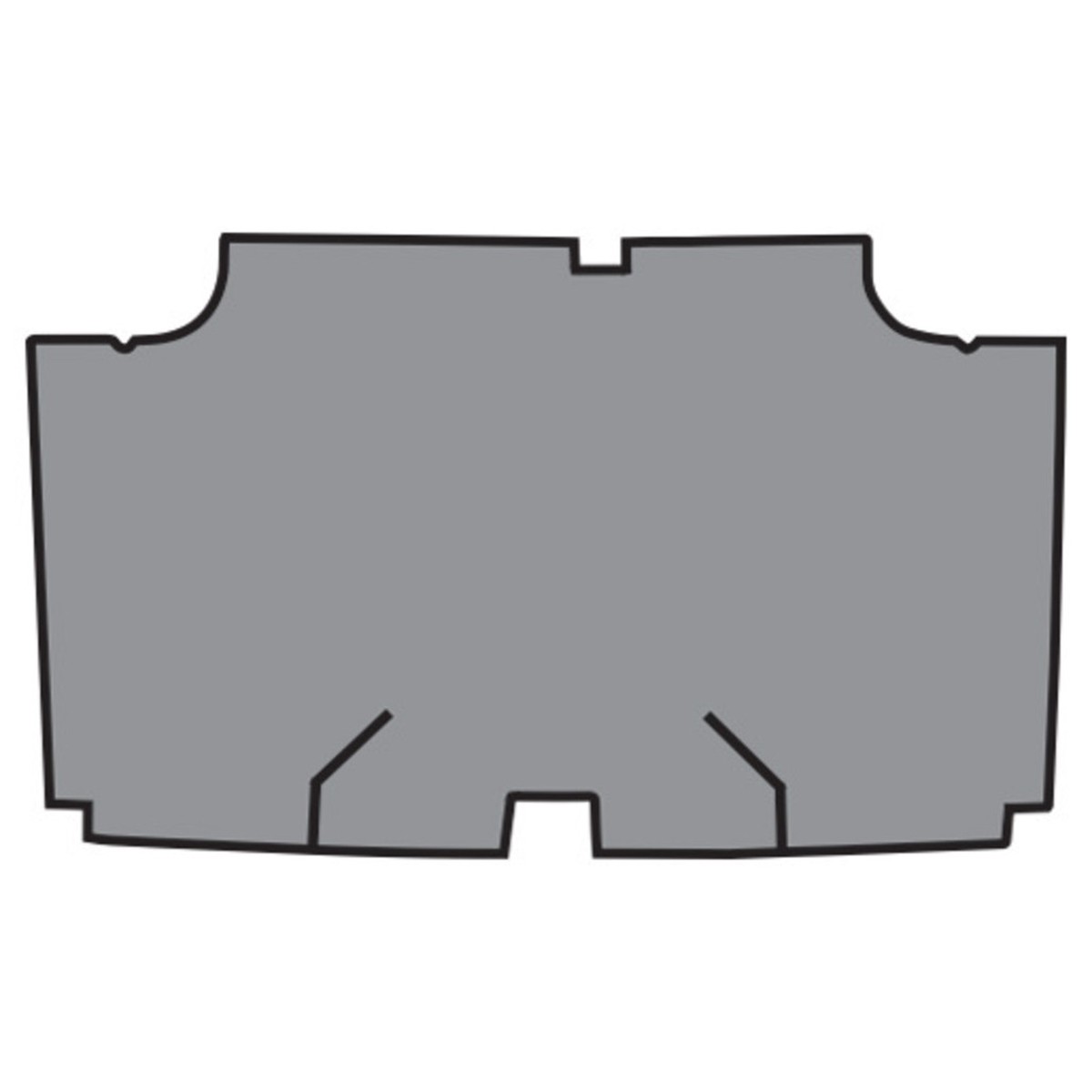 Trunk Mat for 1970 Dodge Coronet Die Cut TM Vinyl Complete 1Pc