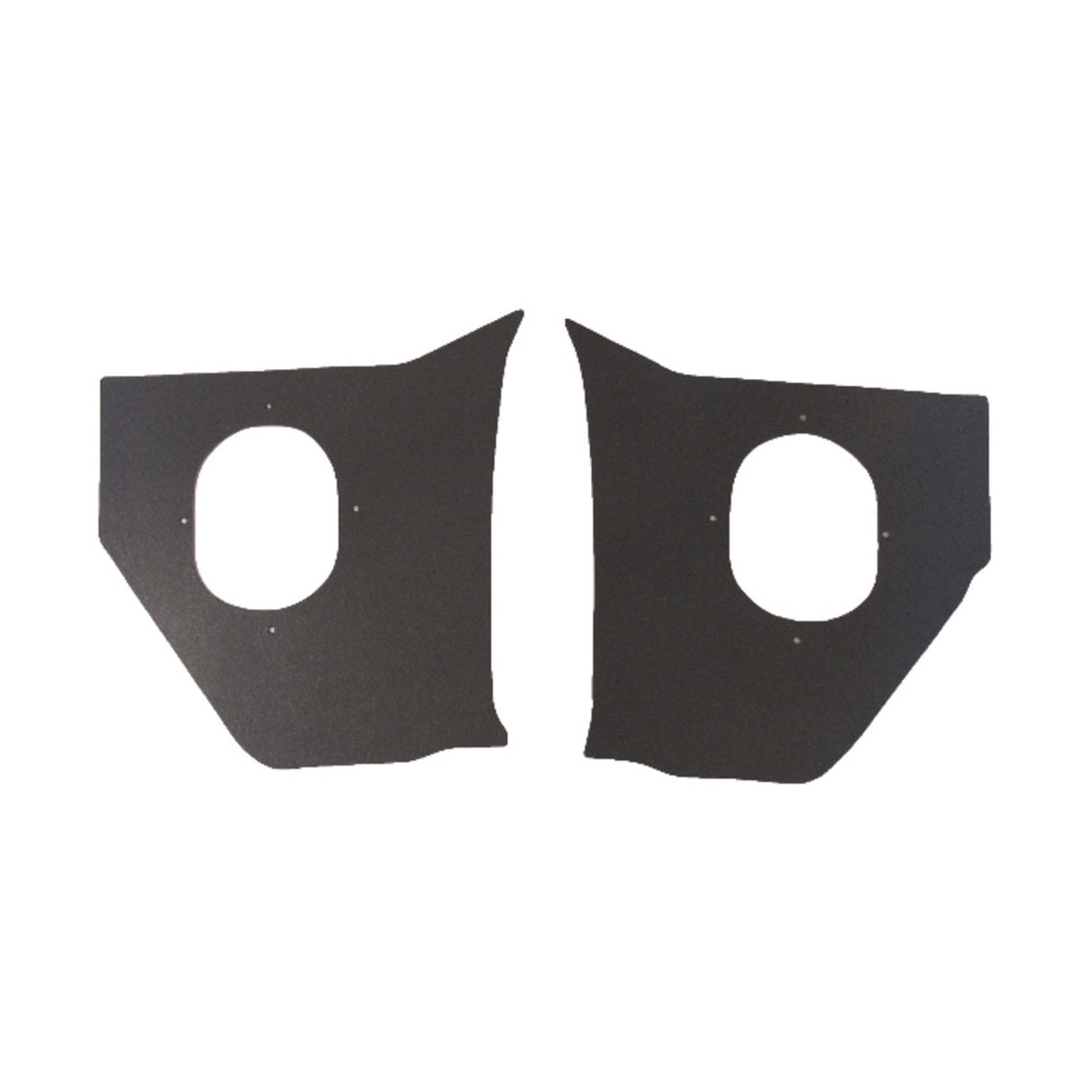Kick Panel Board for 1959-1960 Chevrolet Bel Air Biscayne Standard Black Painted (Color Options In Photo)