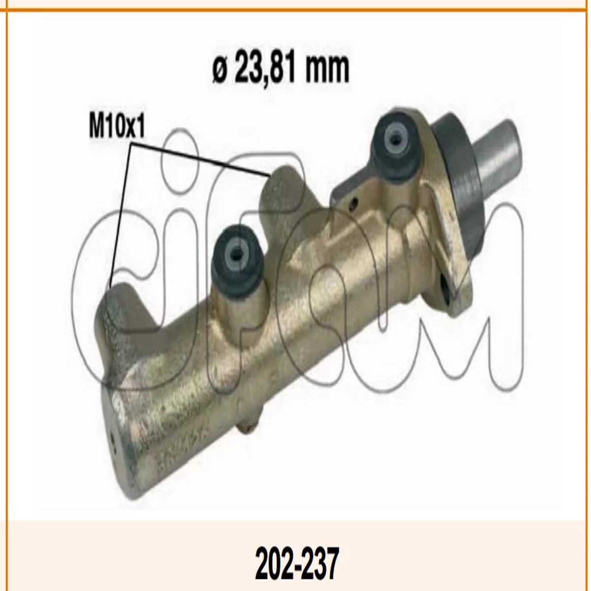 Brake Master Cylinder fits Fiat Ducato Peugeot Boxer Citroen Jumper 23.81mm CFM-202-237