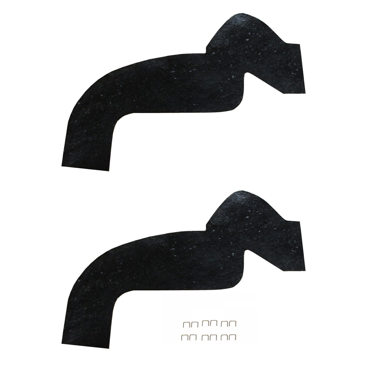 Inner Fender to Bumper Seal Pair for 1957 Cadillac Series 60 Fleetwood