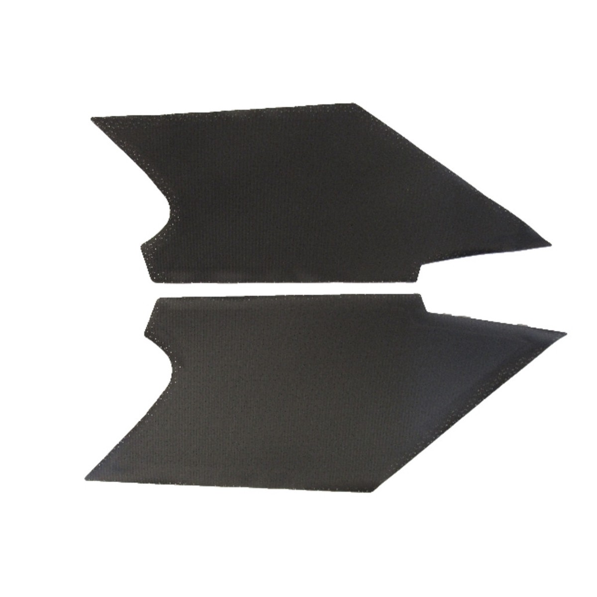 Interior Trim Sail Panels for 1971-1974 Dodge Charger 2 Door Hardtop CardboardFiberboard Perforated Black Perforated Vinyl