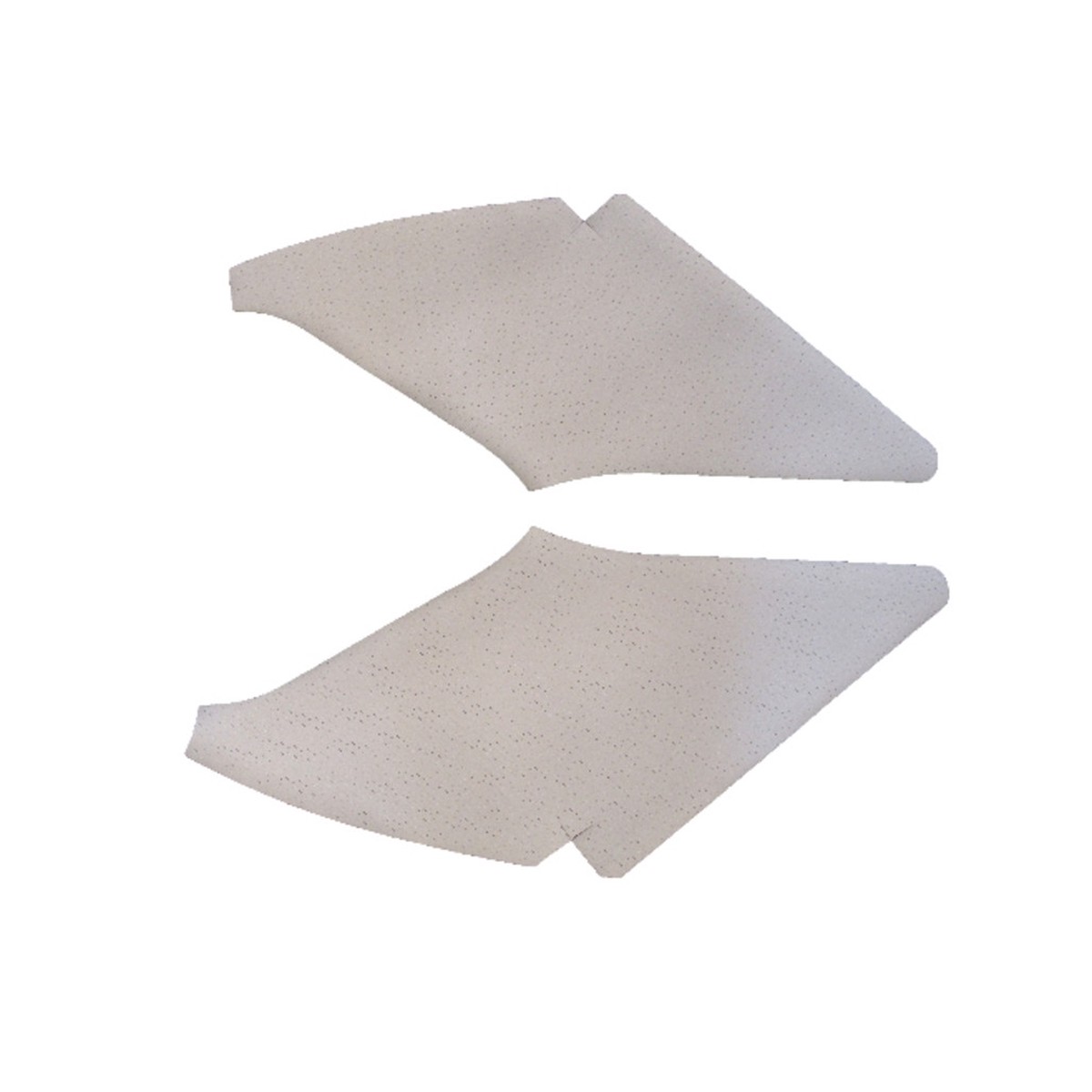Interior Trim Sail Panels for 1970-1974 Plymouth Cuda 2 Door Hardtop CardboardFiberboard Perforated Black Perforated Vinyl