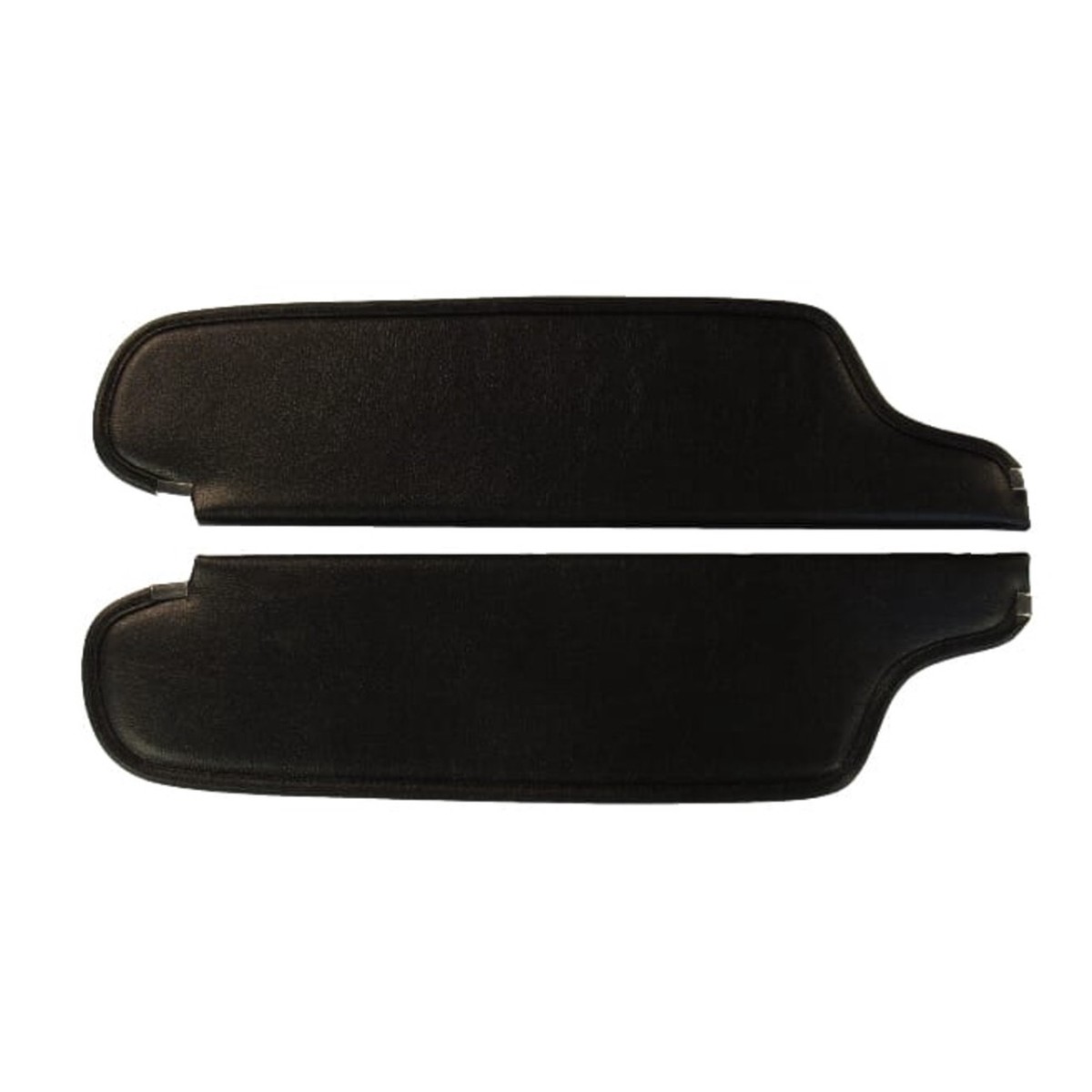 Sun Visor for 1970-1971 Plymouth Cuda Barracuda 2 Door Hardtop CardboardFiberboard Coachman Black Coachman Vinyl 2 Piece
