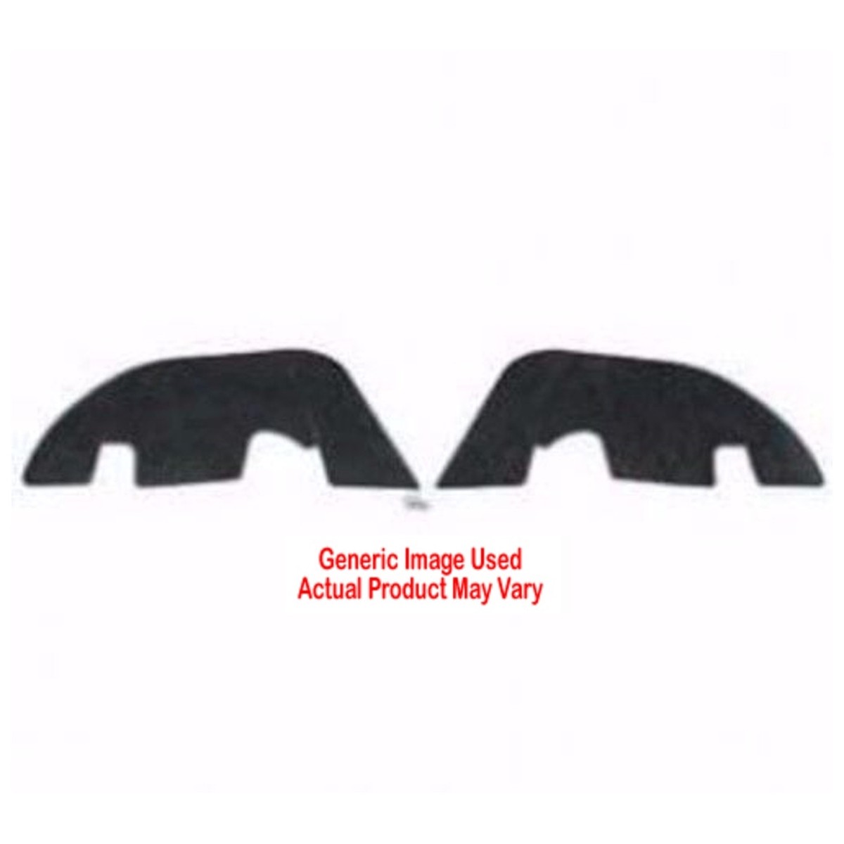 Control A-Arm Dust Shield Seal for 1967-1970 GTO wStaples Masticated Rubber 2pc